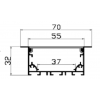 Aluminum Profile Concealed Wall Ceiling Length 3 m Size 5532 NewPower