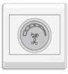 fan control switch 7 * 7 white Newpower