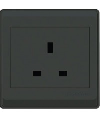 socket without key 13 amp 7 * 7 black Newpower