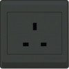 socket without key 13 amp 7 * 7 black Newpower