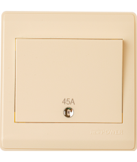 wide air conditioner switch 45 amp 7 * 7 beige NEWPOWER