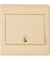 wide heater switch 20 amp 7 * 7 beige NewPower