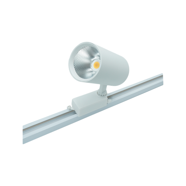102065-02-WHITE TRACK LIGHT COB 30W 3000K NEWPOWER