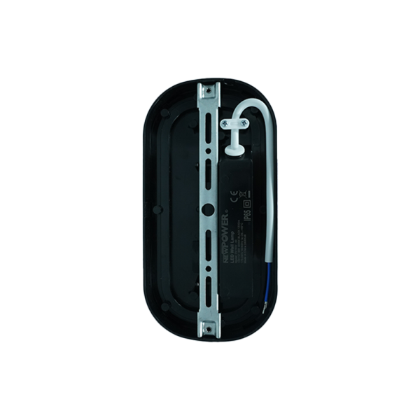 103112-02-Oval Black 15W IP65 4000K NEWPOWER