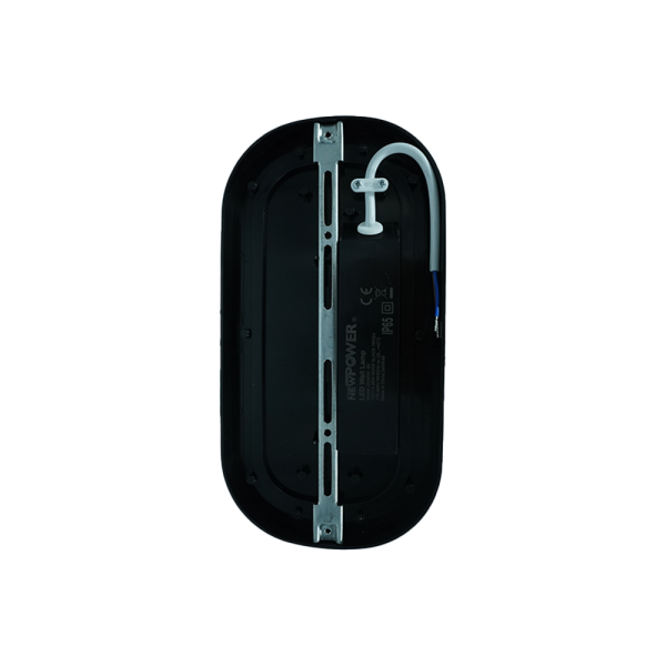 103114-02_Oval Black 15W IP65 3000K NEWPOWER