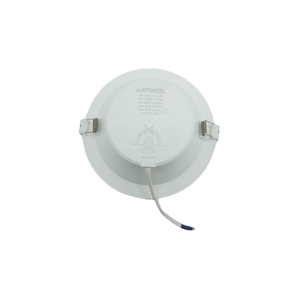 103164-02-SMD ANTI-GLARE White+ Black 15W 14CM 4000K NEWPOWER