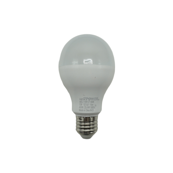 104069-A65-2 LED Bulb 15W 220V 4000K E27 NEWPOWER