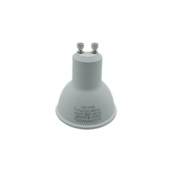 104080-03-GU10 7W 520 Lumens Beam Angle 36° 6500K NEWPOWER