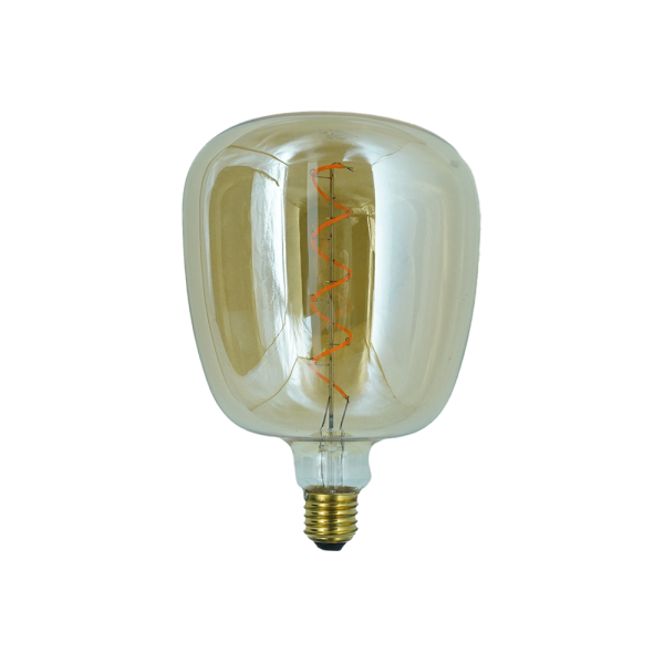 105067-LED VASE140 Honey-colored Bulb 4.9W 1800K NEWPOWER