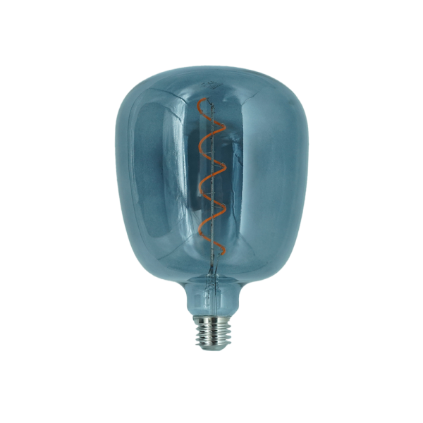105068-LED VASE140 Smoked Bulb 4.9W 1800K NEWPOWER