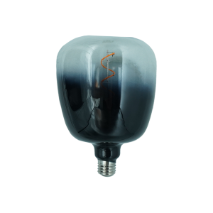 105069-LED VASE140 Transparent Black Bulb 4.9W 1800K NEWPOWER