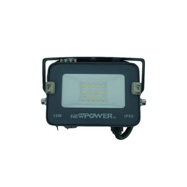 106056-01-SMD Integrated Floodlight Grey body 10W 6500K NEWPOWER