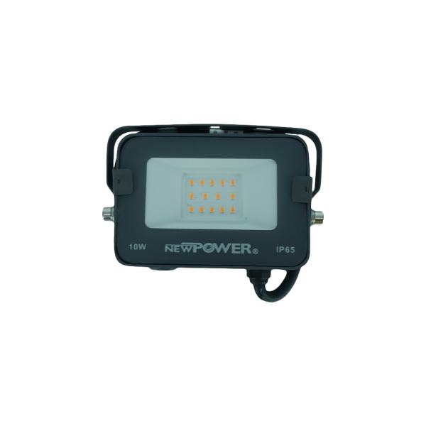 106057-01-SMD Integrated Floodlight Grey body 10W 3000K NEWPOWER