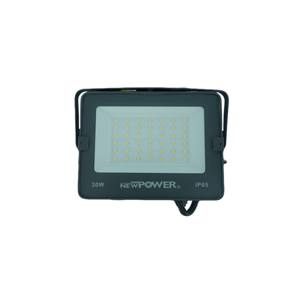 106059-01-SMD Integrated Floodlight Grey body 30W 6500K NEWPOWER