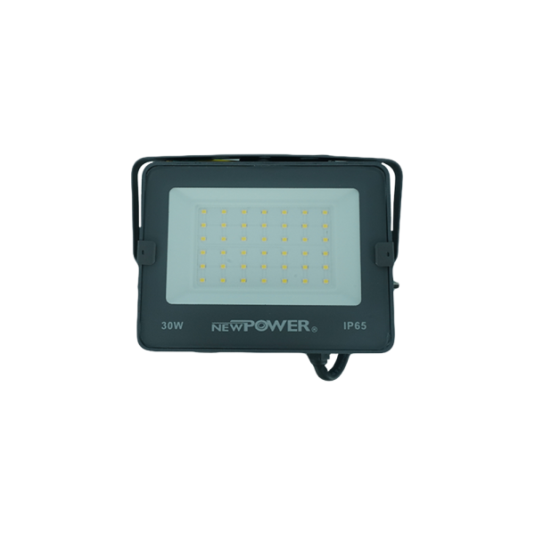 106061-01-SMD Integrated Floodlight Grey body 30W 4000K NEWPOWER