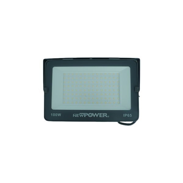 106065-02-SMD Integrated Floodlight Grey body 100W 6500K NEWPOWER