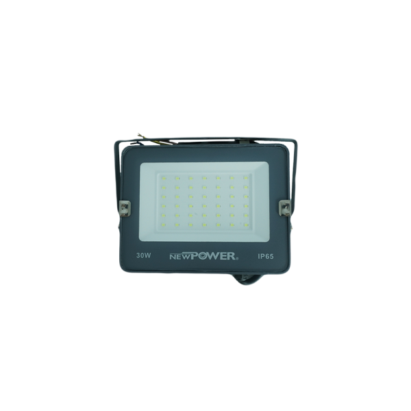 106083-01-SMD Integrated Floodlight Grey body 30W Green NEWPOWER