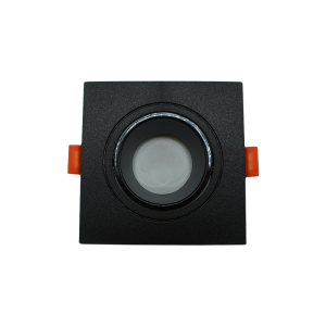 Anti-Glare Plastic Square Spotlight, Black-Black, 7cm, NEWPOWER
