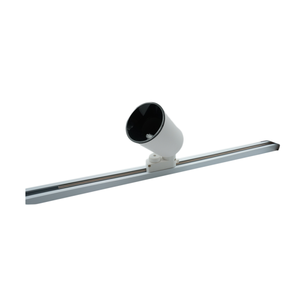 107174-02-Track Light Empty Aluminum White-Black 10×7cm NEWPOWER