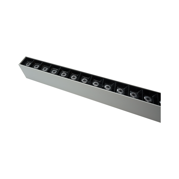 107181-Anti-Glare Linear Light White Body 40W 4000K NEWPOWER