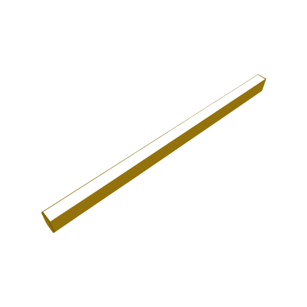 107185-02-Linear Light Gold Body 40W 4000K NEWPOWER