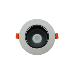 107246-01-Aluminum Anti-Glare Spotlight, 10cm, White-Black, NEWPOWER