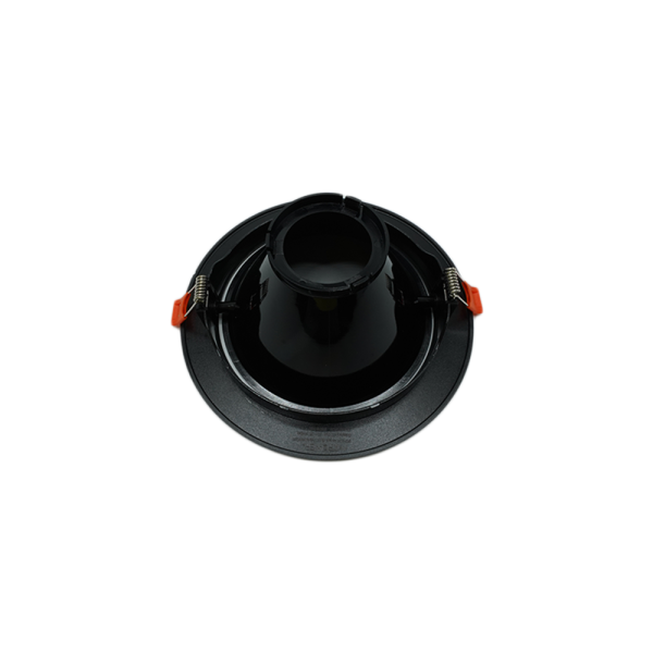 107249-02-Plastic Anti-Glare Spotlight, 14cm, Black-Black, NEWPOWER