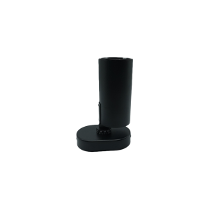107283-01 Surface-Mounted Aluminum Track Light, Black-Black, Single, Rectangular Base, NEWPOWER