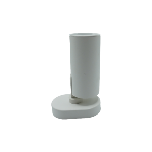 107284-01 Surface-Mounted Aluminum Track Light, White-White, Single, Rectangular Base, NEWPOWER