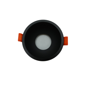 107293-01-Deep Round Anti-Glare Aluminum Spot 40*84 Black Black NEWPOWER