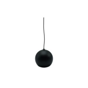 107300-01-Pendant Decorative Matte Black Spherical 85*98 NEWPOWER