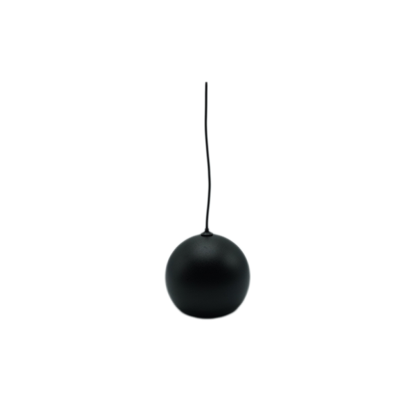 107300-01-Pendant Decorative Matte Black Spherical 85*98 NEWPOWER