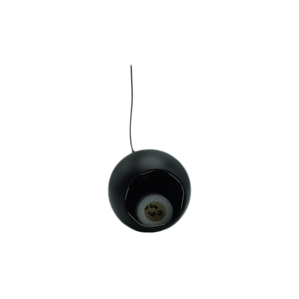 107300-02-Pendant Decorative Matte Black Spherical 85*98 NEWPOWER