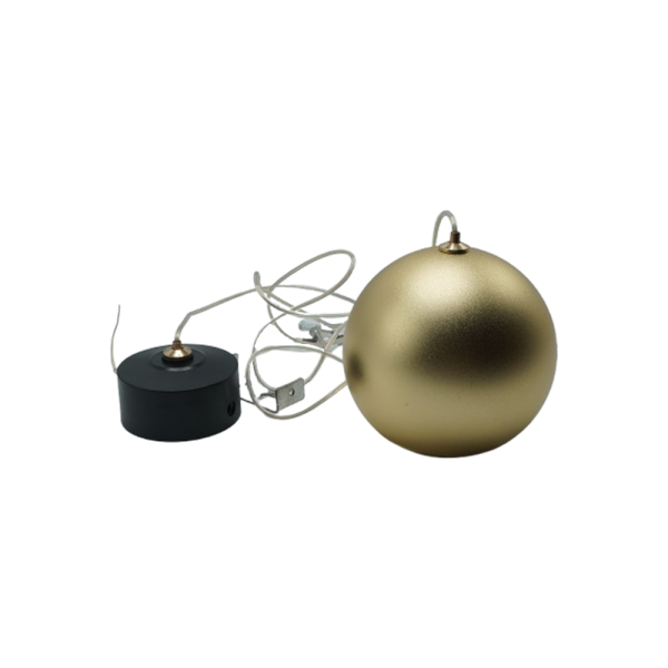 107301-03-Pendant Decorative Matte Gold Spherical 85*98 NEWPOWER