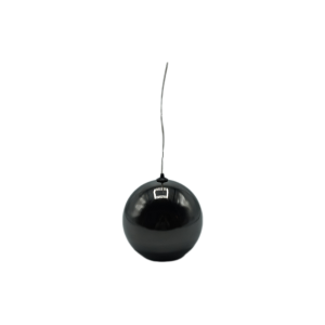 107302-01-Pendant Decorative Glossy Black Spherical 85*98 NEWPOWER