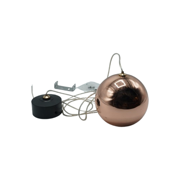 107304-03-Pendant Decorative Glossy Gold Spherical 85*98 NEWPOWER