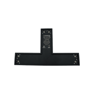 107329-01-Linear Light Black Three-Sided Connector 12W 3000K NEWPOWER