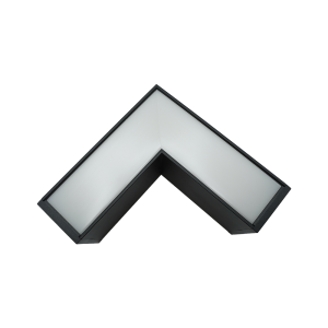 107331-01-Linear Light Corner Connector 8W Black Body 6500K/4000K/3000K NEWPOWER