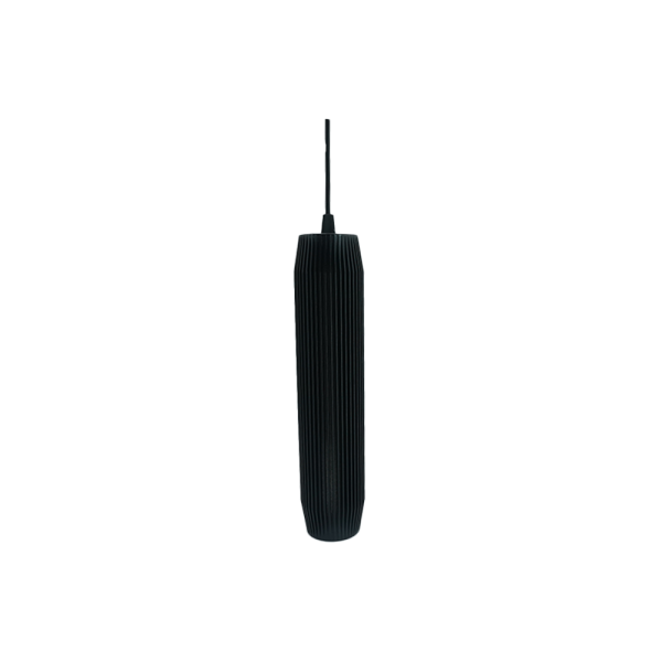 107359-01-Pendant Decorative Black 30cm rounded Model NEWPOWER