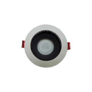 107365-01-Empty Plastic Anti-Glare Spotlight, 7cm, White & Black, Classic, 2 Boxes (10 pcs) NEWPOWER