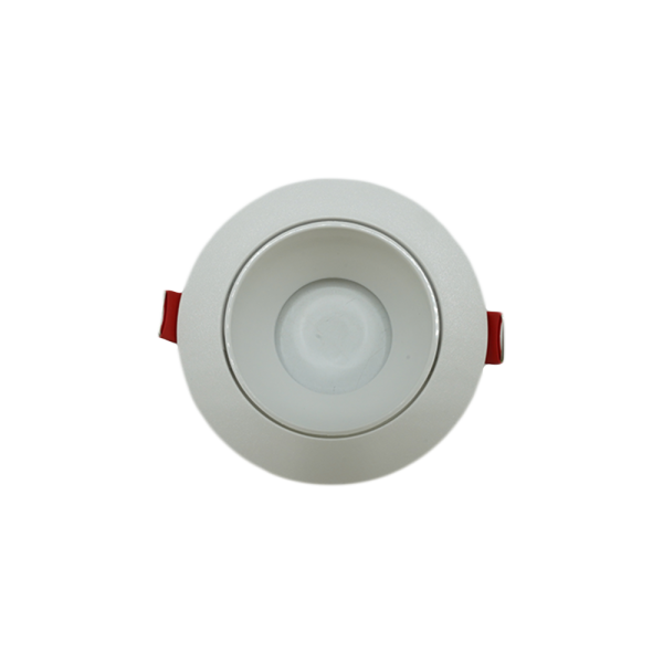 107367-01-Empty Plastic Anti-Glare Spotlight, 7cm, White & White, Classic, 2 Boxes (10 pcs) NEWPOWER