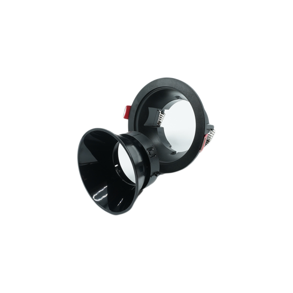 107372-03-Black Aluminum Anti-Glare Spotlight, Dismantlable NEWPOWER