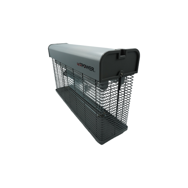 110021-02-Wide Silver Mosquito Trap 2*15W NEWPOWER