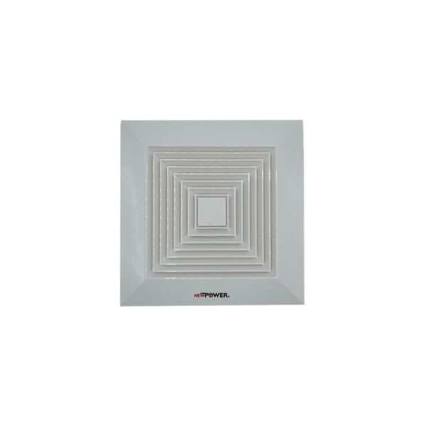 111022-01-Ceiling Mounted Plastic Exhaust Fan 12 inch CFM 245 NEWPOWER