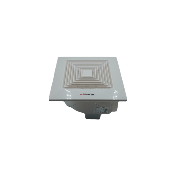 111022-02-Ceiling Mounted Plastic Exhaust Fan 12 inch CFM 245 NEWPOWER