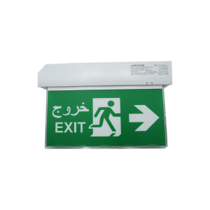 114034-01-Emergency Exit Sign, IP40 NEWPOWER