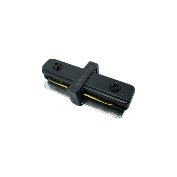 114049-Straight Connector (I) for 2m Track Black NEWPOWER