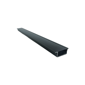117018-01-Aluminum Profile Black Face Black Recessed Wall & Ceiling Length 3m Size 205-1 NEWPOWER