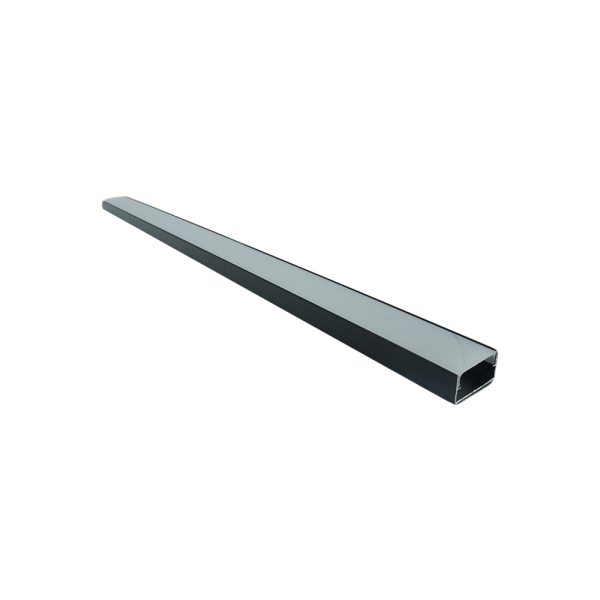 117028-01-Aluminum Profile Black Exposed Wall & Ceiling Suspended Length 3m Size 2010B NEWPOWER