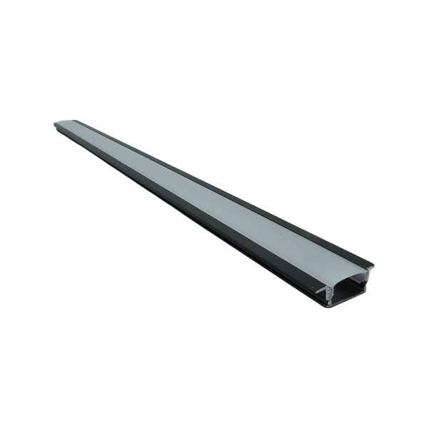 117038 -01-Aluminum Profile Black Recessed Wall & Ceiling Length 3m Size 2307B NEWPOWER